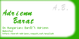 adrienn barat business card